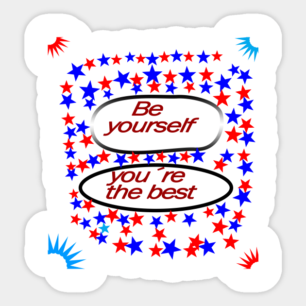 be yourself Sticker by mohamedmalaga